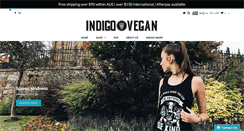 Desktop Screenshot of indigovegan.com